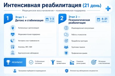 Реабилитация за 21 день в Нижней Салде